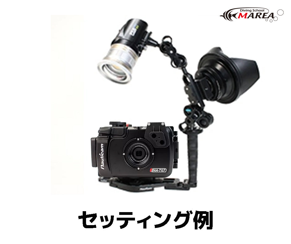 人気NO.2 水中カメラ カスタムセット【OM SYSTEM&Nanticam】 Tough TG-7 +【Nanticam】NA TG7 M52ハウジング